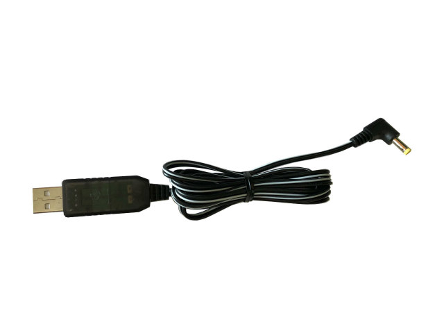 USBto12Vケーブル EIAJ#2 L型プラグ