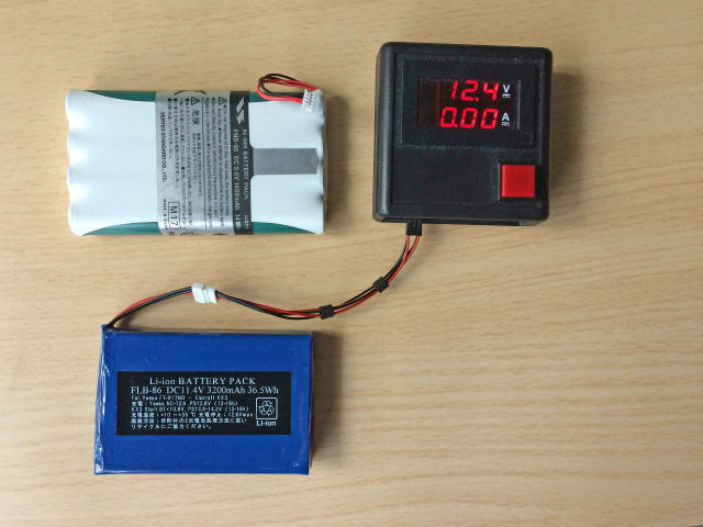 FLB-86 Li-ion 電池 無負荷電圧測定