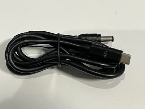 USB type-C １２V電源ケーブル